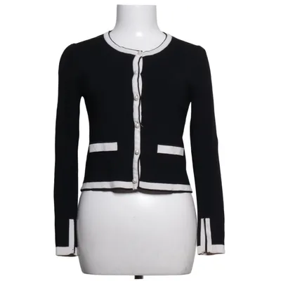 Cardigan (Zwart, Wit) van Zara Knit Polyamide, Viscose