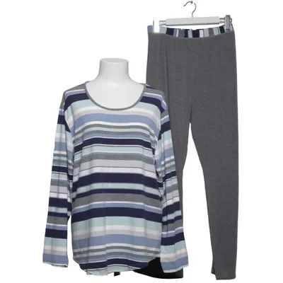 Pyjama (Blauw, Grijs, Wit) van Lady Avenue Bamboo, Katoen, Elastaan