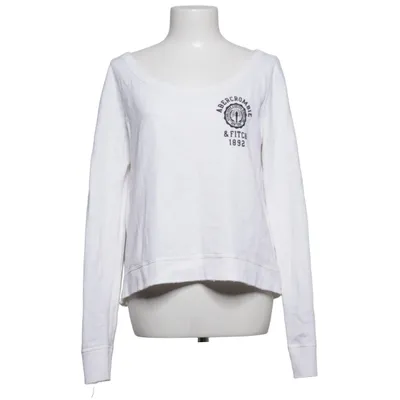 Sweatshirt (Wit) van Abercrombie & Fitch Katoen, Polyester