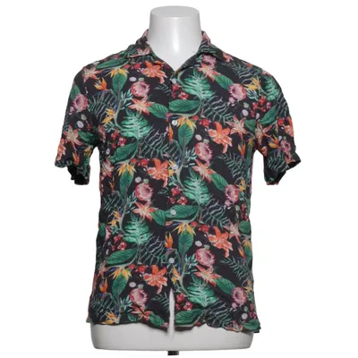 Korte mouwen shirt (Zwart, Meerkleurig) van Grand Frank Viscose