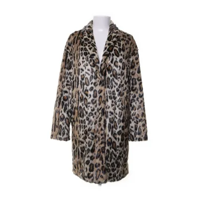 Vinterkappa (Beige, Svart) från Oui Polyester, Pälsimitation