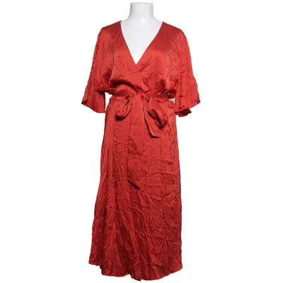 Omlottklänning (Röd) från H&M Elastan, Polyester, Silke