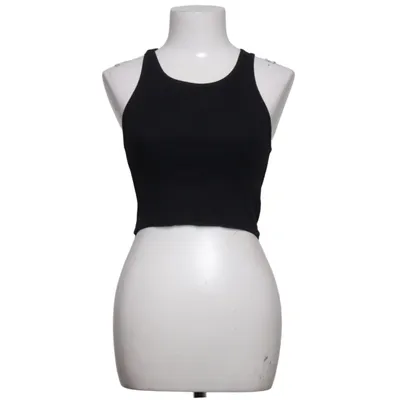 Crop top (Zwart) van LeGer by Lena Gercke Elastaan, Organisch katoen