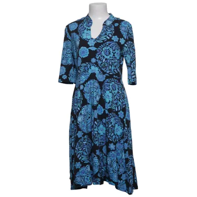 Kleid (Blau, Schwarz, Mehrfarbig) von Líen & Gíel Elasthan, Bio-Baumwolle