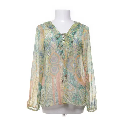 Bluse (Grøn, Flerfarvet) fra Zara Metallfiber, Polyester