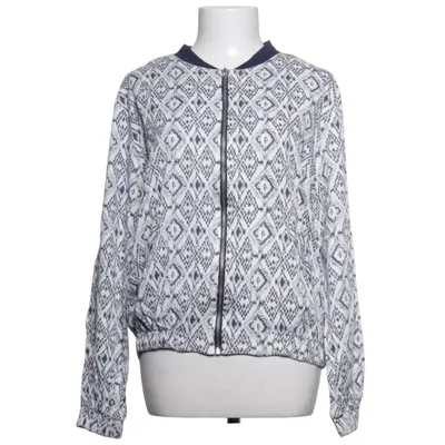 Blouson (Bleu, Blanc) de Boysen's Coton, Élasthane, Viscose