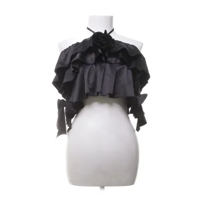 Crop top (Black) from Peiran Polyester