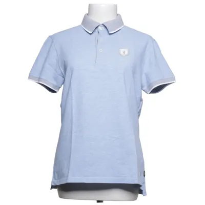 Polo shirt (Blue, Gray) from Cavallaro Napoli Cotton, Elastane