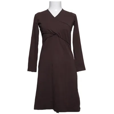 Nursing dress (Brown) from Paola Maria Cotton, Elastane
