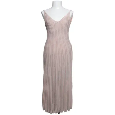 Kjole (Pink, Sølv) fra H&M Metallfiber, Polyester, Viscose