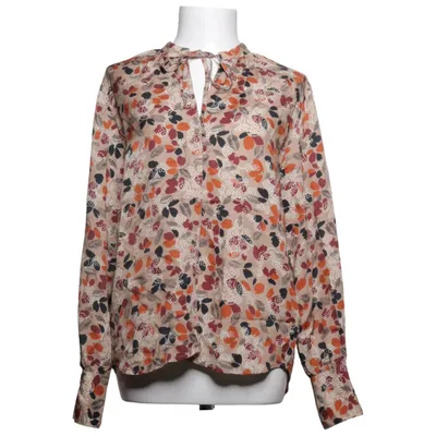 Sløjfebluse (Beige, Flerfarvet) fra Boomerang Viscose