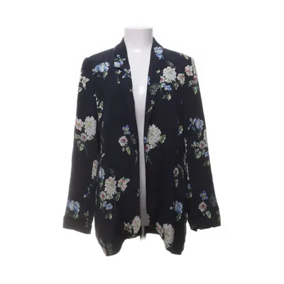 Blazer (Zwart, Meerkleurig) van Zara Woman Elastaan, Polyester, Viscose