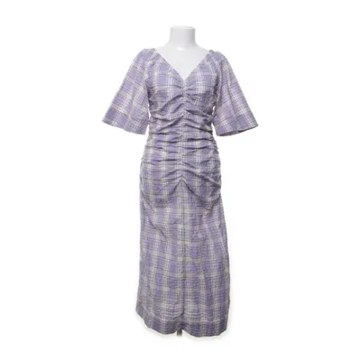 Maxi dress (Purple, Multicolored) from Ganni Organic cotton, Polyamide, Recycled polyester