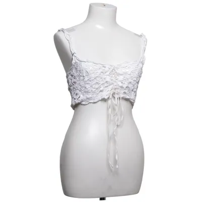 Crop top (Wit) van Honey Punch Katoen