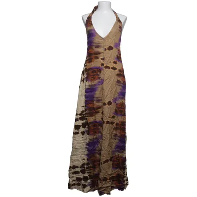 Halterneck dress (Beige, Purple, Brown) from Garconne Viscose