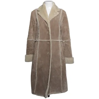 Shearlingjacka (Beige) från Saki Skinn