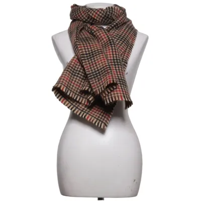 Scarf (Beige, Black, Red) from Loom