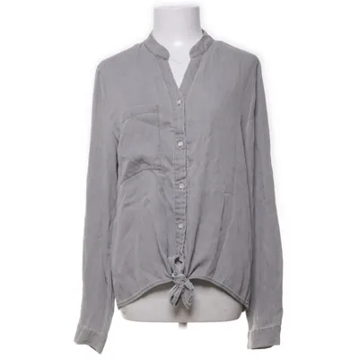 Blouse (Gris) de Object Lyocell, Coton