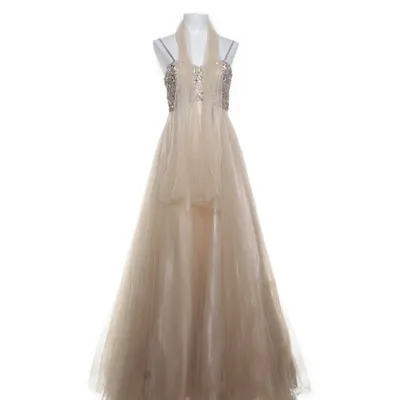 Aftonklänning (Beige, Flerfärgad) från Dollar Polyester