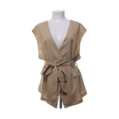 Gilet (Beige) van Shein Curve Polyester
