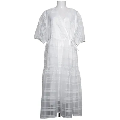 Långklänning (Vit) från Vintage Stories Polyester