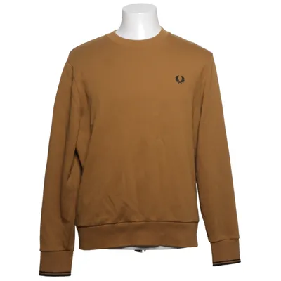 Sweatshirt (Marron) de Fred Perry Coton, Élasthane, Polyester