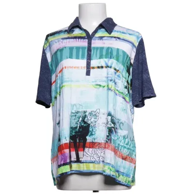 Polo (Bleu, Multicolore) de Frank Walder Élasthane, Viscose