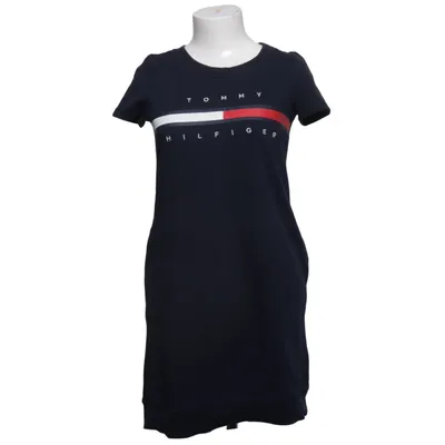 Jurk (Blauw, Meerkleurig) van Tommy Hilfiger Katoen, Elastaan, Polyester