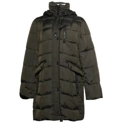 Down coat (Green) from Barbara Lebek Down, Polyamide, Polyester
