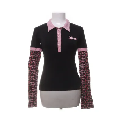 Rugby shirt (Black, Multicolored) from Pussy Deluxe Elastane, Viscose