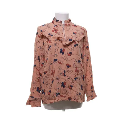 Blouse (Roze, Blauw) van Visual Clothing Project Viscose