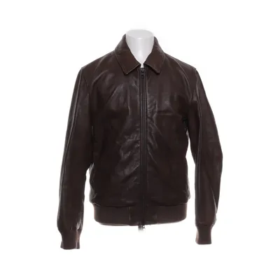 Läderjacka (Brun) från Marc O'Polo Bomull, Skinn, Polyester