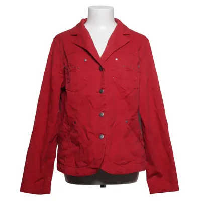 Jeansjacka (Röd) från Isolde Bomull, Elastan