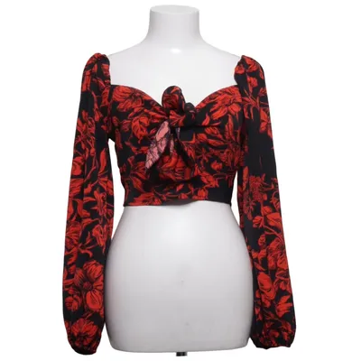 Crop top (Black, Red) from Femme Luxe Polyester