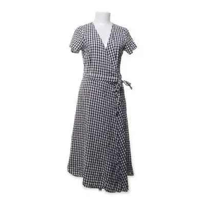 Wrap dress (Black, White) from Pernilla Wahlgren Cotton