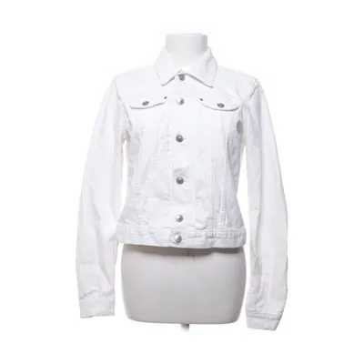 Jeansjacka (Vit) från &Denim by H&M Bomull, Elastan