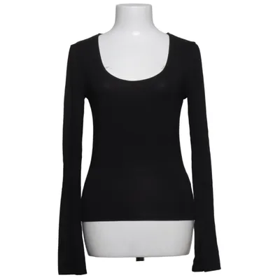 Långärmad t-shirt (Svart) från Gina Tricot Elastan, Viskos