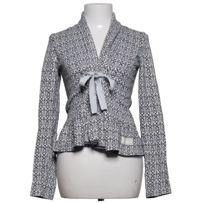 Wrap cardigan (Black, White) from Odd Molly Cotton