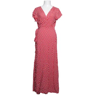 Wikkeljurk (Rood, Wit) van Zanzea Collection Viscose