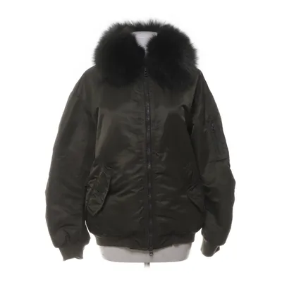 Jakke (Grøn) fra Meotine Polyester, Pels
