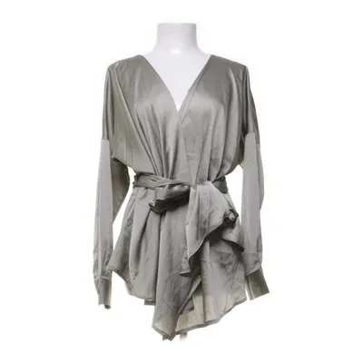 Slå-om bluse (Grøn) fra Missguided Polyester