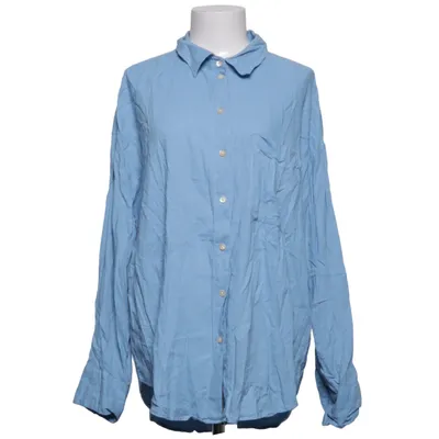 Skjorte (Blå) fra Lindex Linned, Viscose