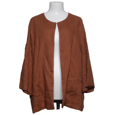 Strickjacke (Braun) von Elena Miro Leinen