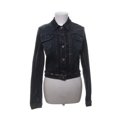 Denimjakke (Sort) fra Guess Bomuld, Polyester