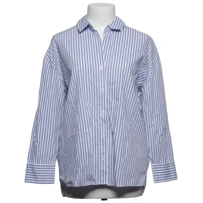 Shirt (Blauw, Wit) van Oui Katoen