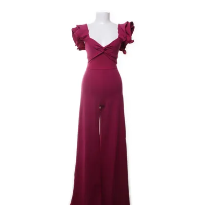 Jumpsuit (Roze, Wit) van Fashion Nova Elastaan, Polyester
