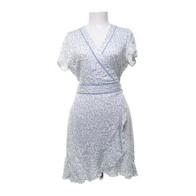 Wrap dress (Blue, White) from Bik Bok Elastane