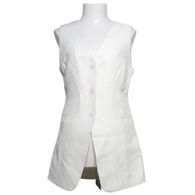 Gilet (Blanc) de H&M Premium Quality Viscose, Lin, Polyester