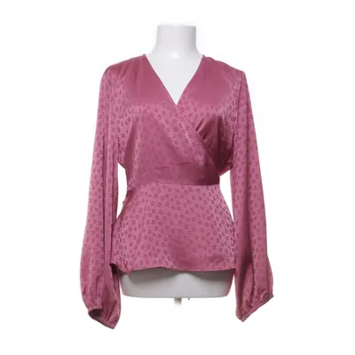 Wrap blouse (Pink) from Samsøe & Samsøe Elastane, Polyester