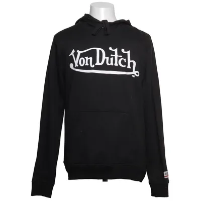 Huvtröja (Svart) från Von Dutch Bomull, Elastan, Återvunnen polyester